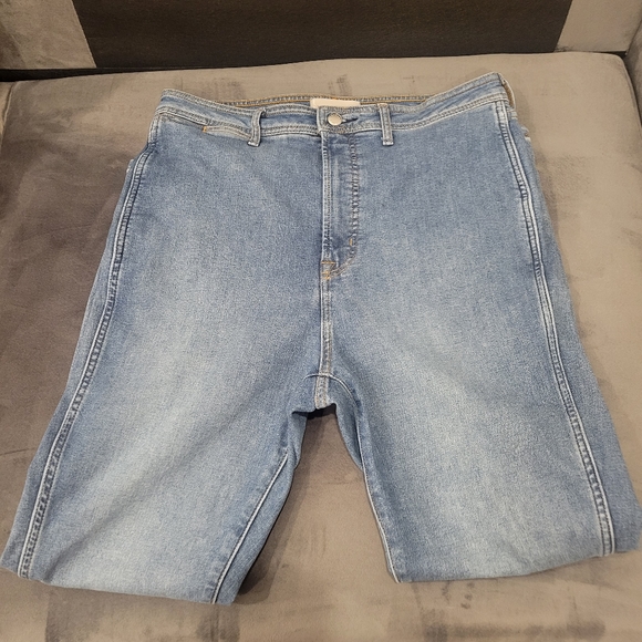 Everlane The Way-High Skinny Jean Clean Front Organic Cotton Size 32 - Picture 6 of 14